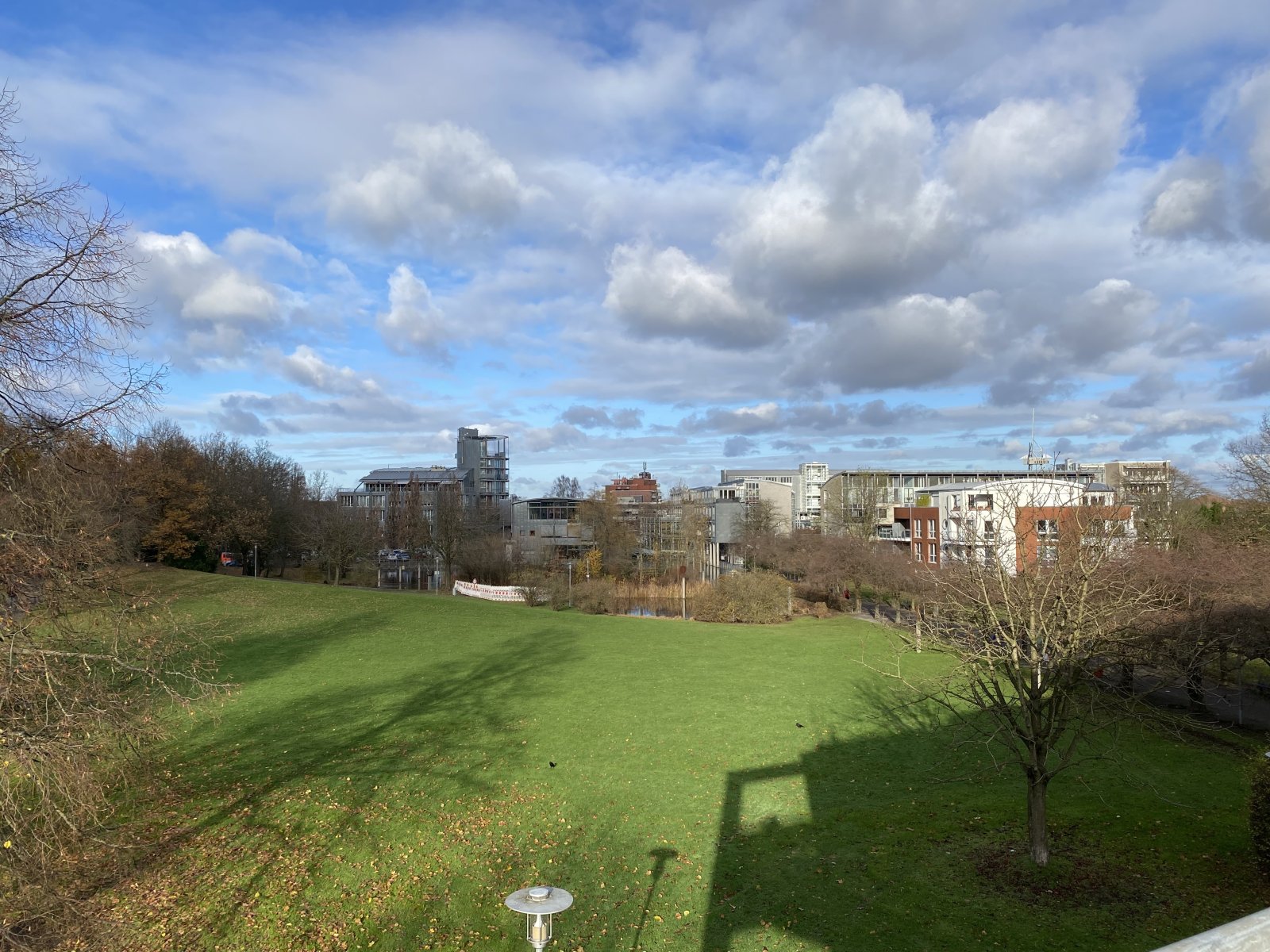 Blick vom Balkon/Wohnbereich